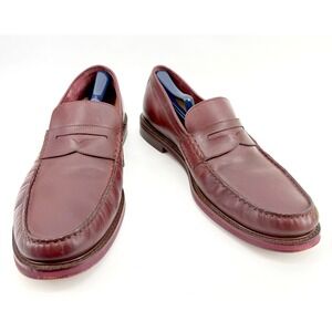 Cole Haan American Iconic Penny Leather Loafers Mens 12 Burgundy Pinched